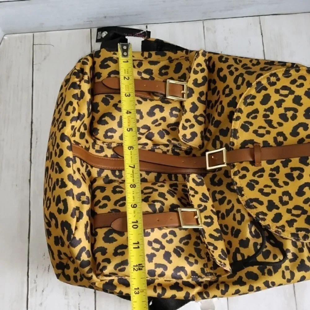 Cargo Cheetah Print Backpack Bag Purse - Picture 11 of 11
